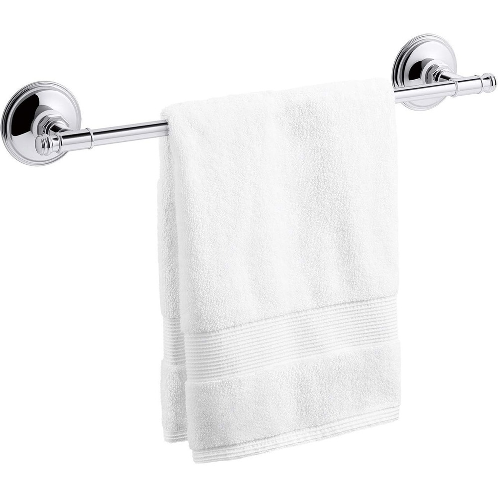 KOHLER 18‎ Inch Eclectic Towel Bar Brushed Nickel Bath Wall Mount Holder